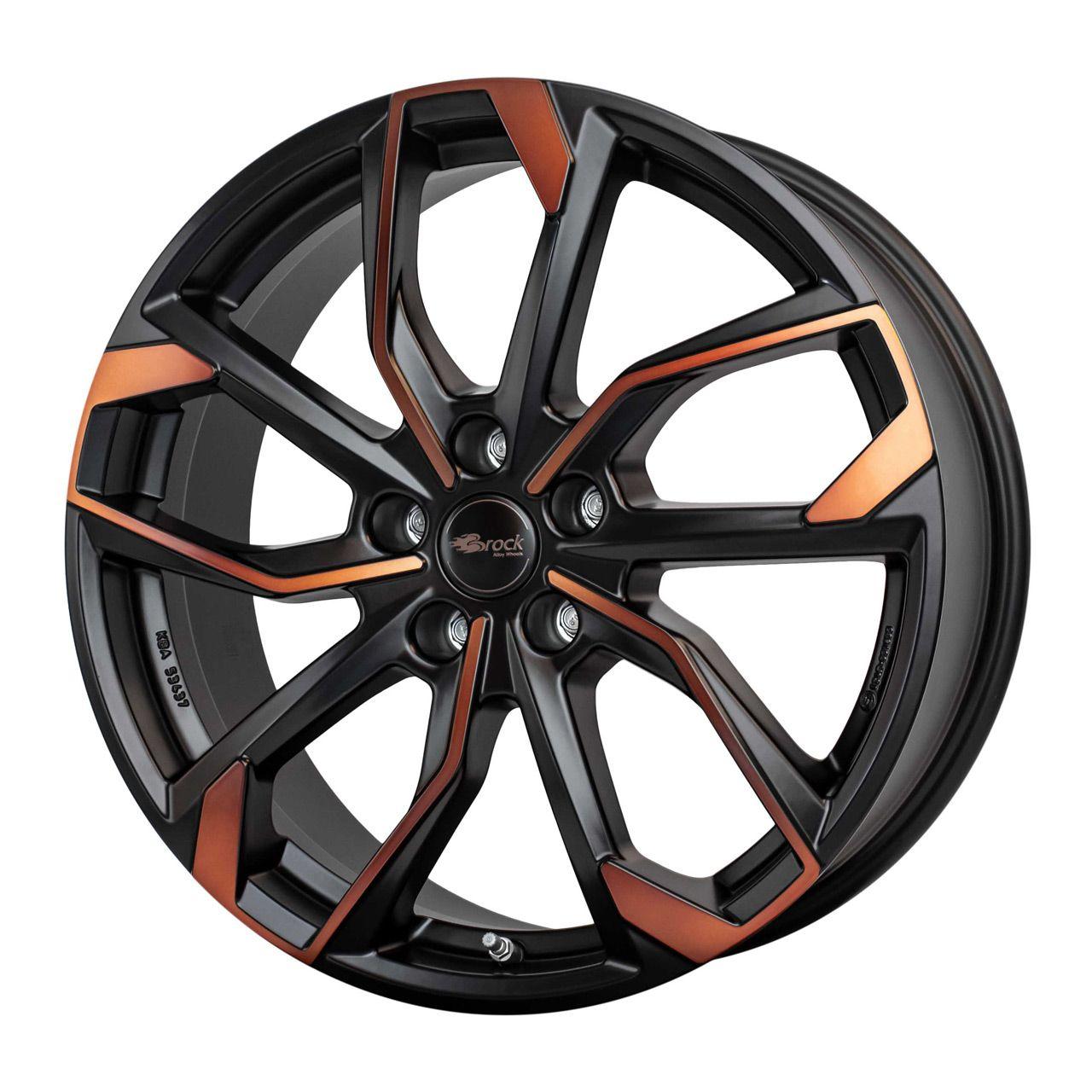 RC-DESIGN RC34 black orange matt (bom) 8.5Jx20 5x112 ET38
