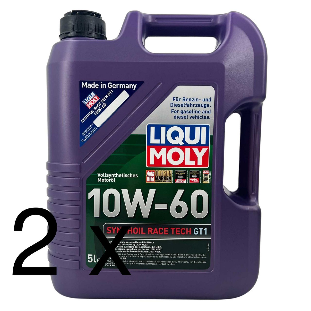 Liqui Moly Synthoil Race Tech GT1 10W-60 2x5 Liter