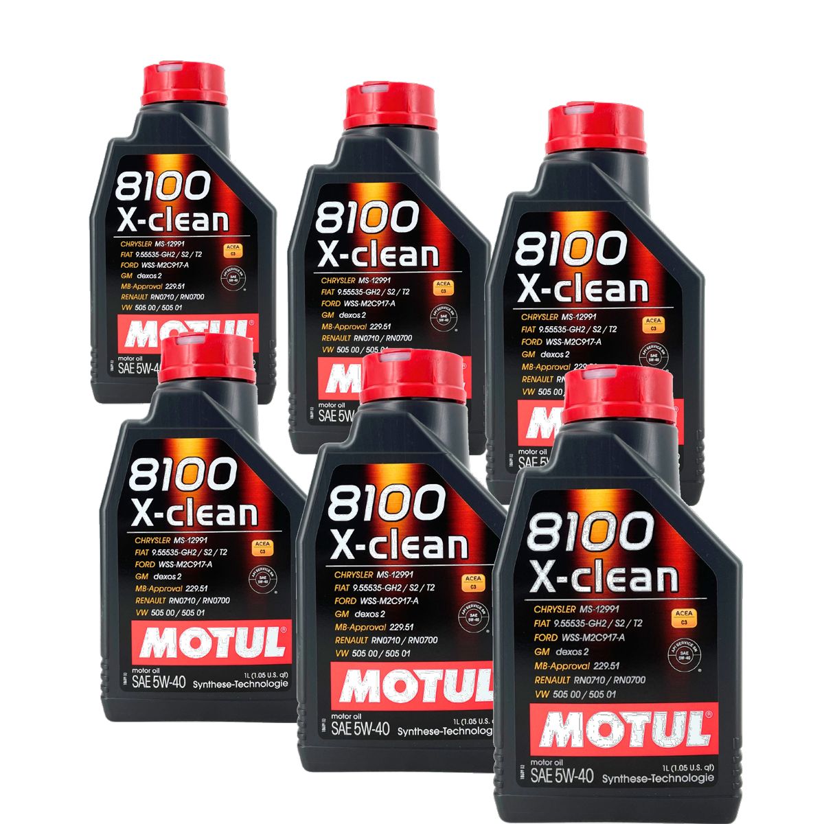 Motul 8100 X-clean 5W-40 6x1 Liter