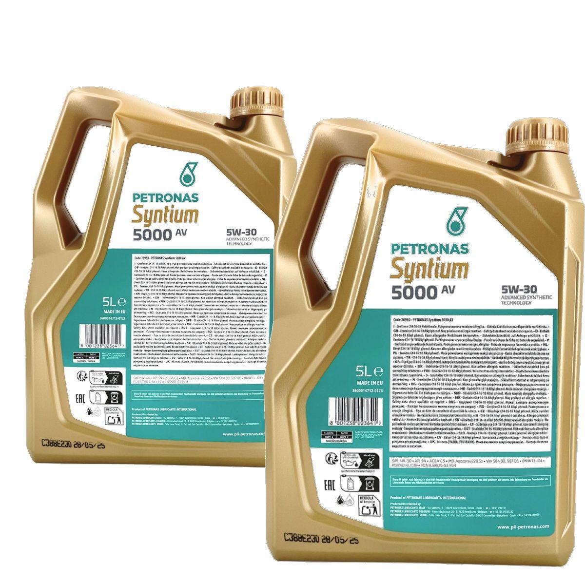 Petronas Syntium 5000 AV 5W-30 SN 2x5 Liter