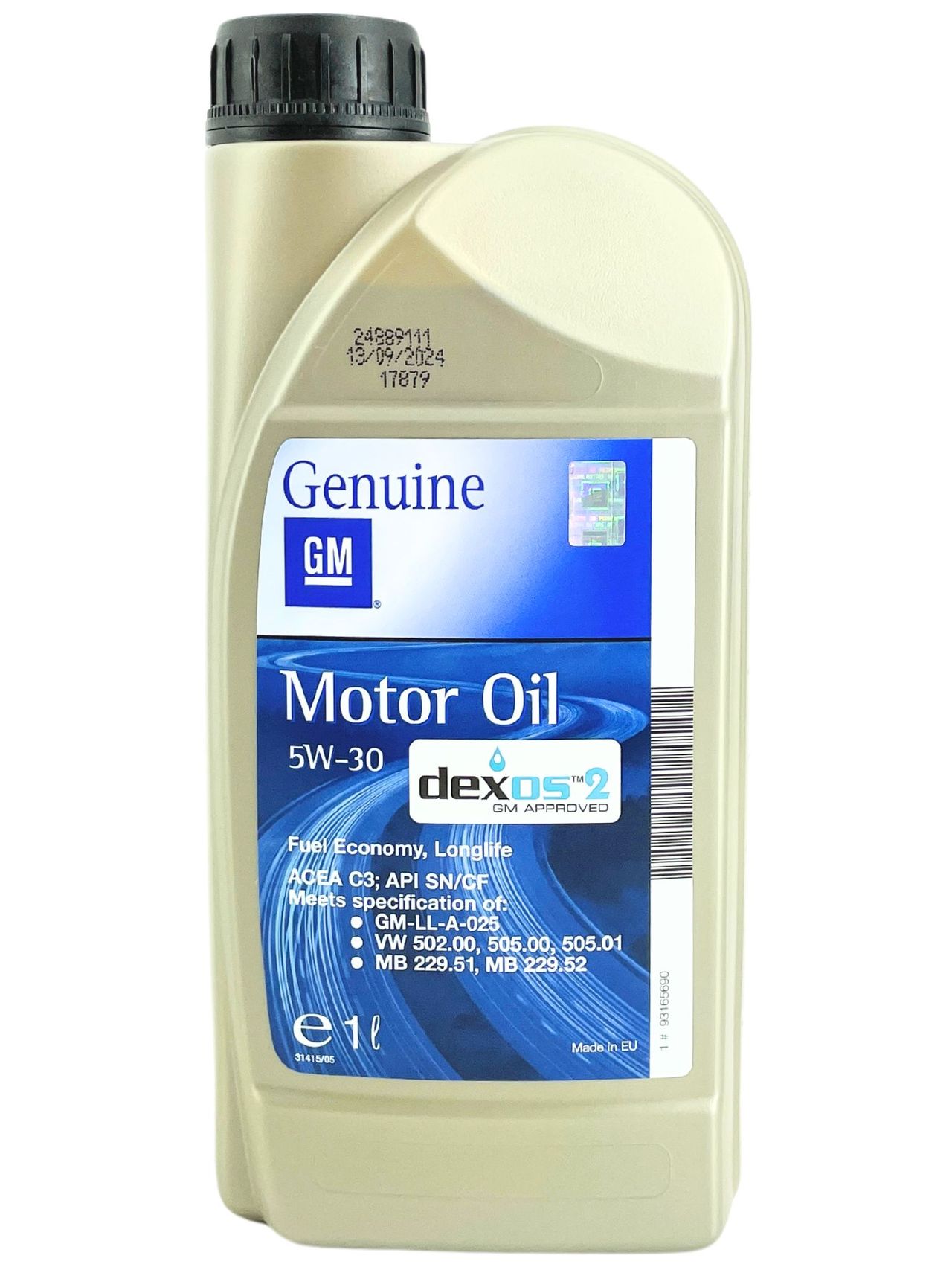 GM Dexos 2 5W-30 1 Liter GM Dexos 2 5W-30 1 Liter