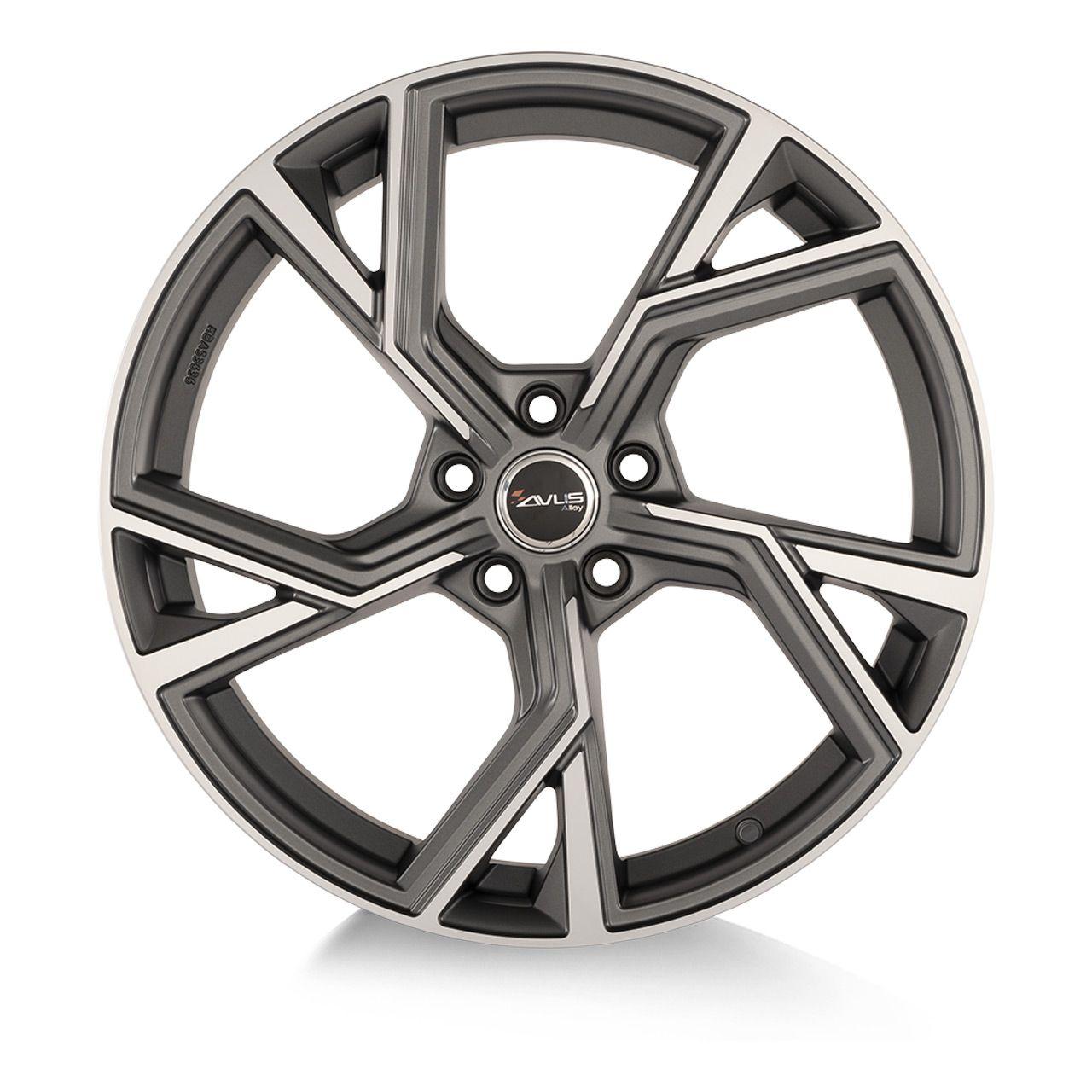 AVUS RACING AF20 matt anthracite polished 8.5Jx20 5x112 ET45