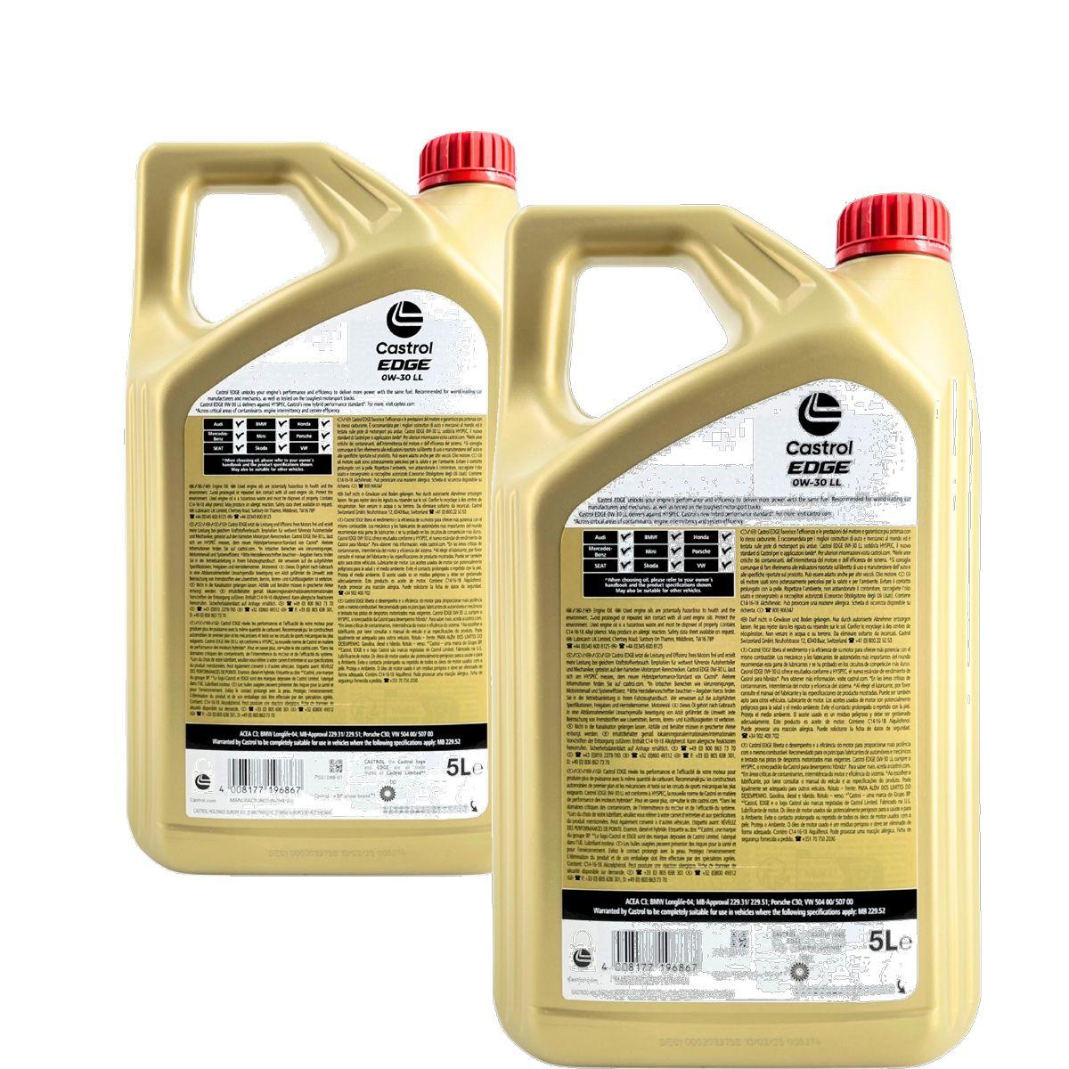Castrol Edge 0W-30 LL 2x5 Liter