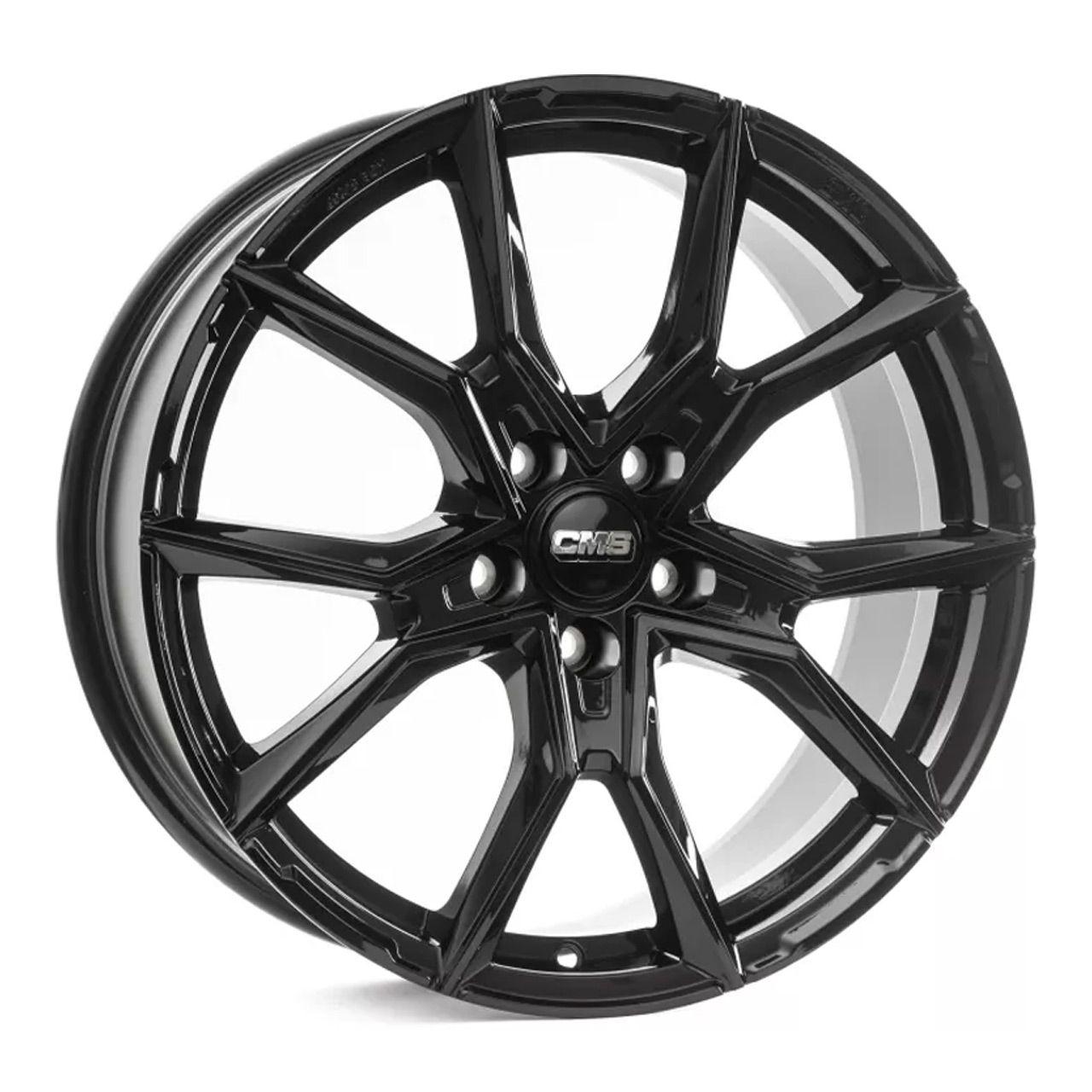 CMS C33-CBG complete black gloss 8.0Jx19 5x108 ET42