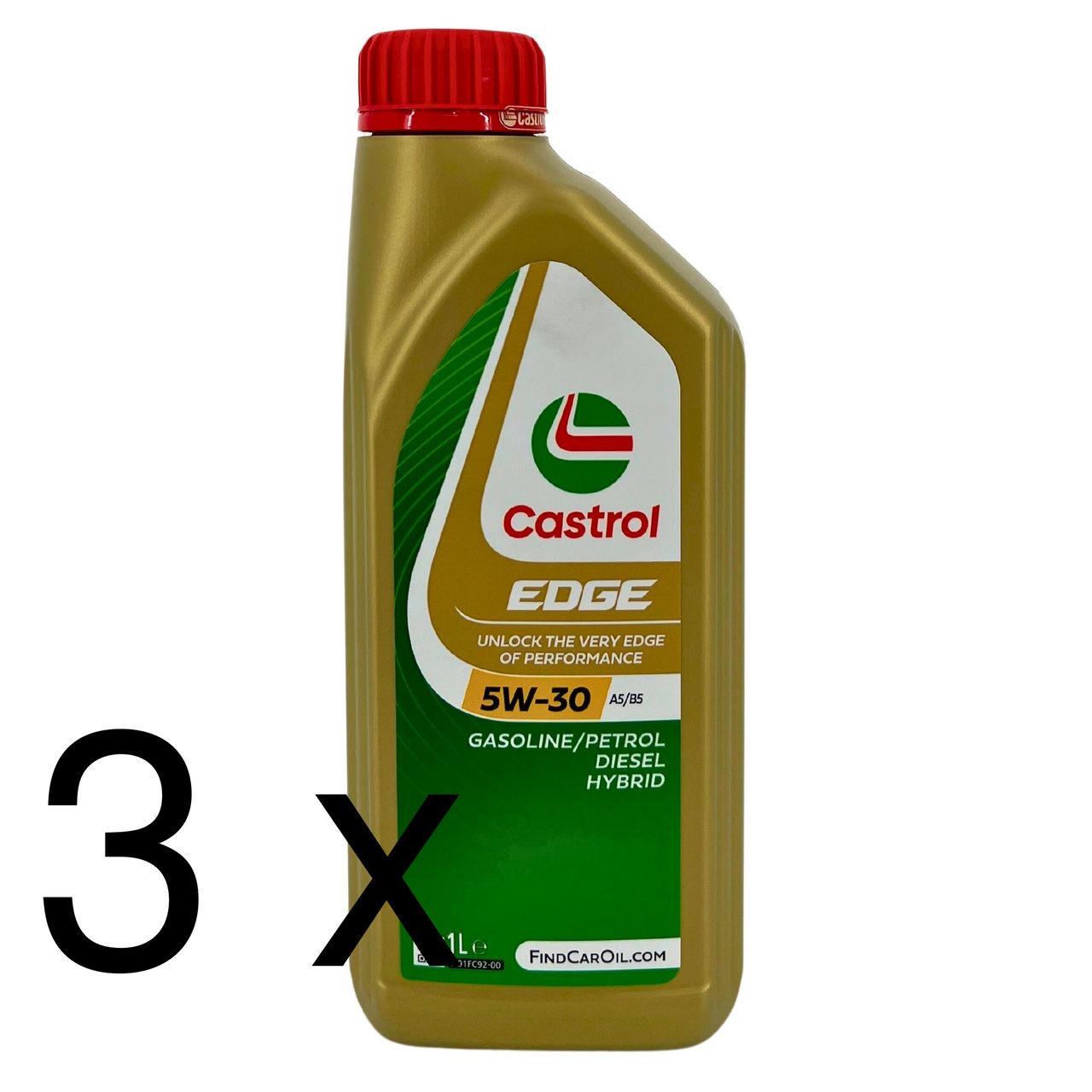 Castrol Edge 5W-30 A5/B5 3x1 Liter Castrol Edge 5W-30 A5/B5 3x1 Liter