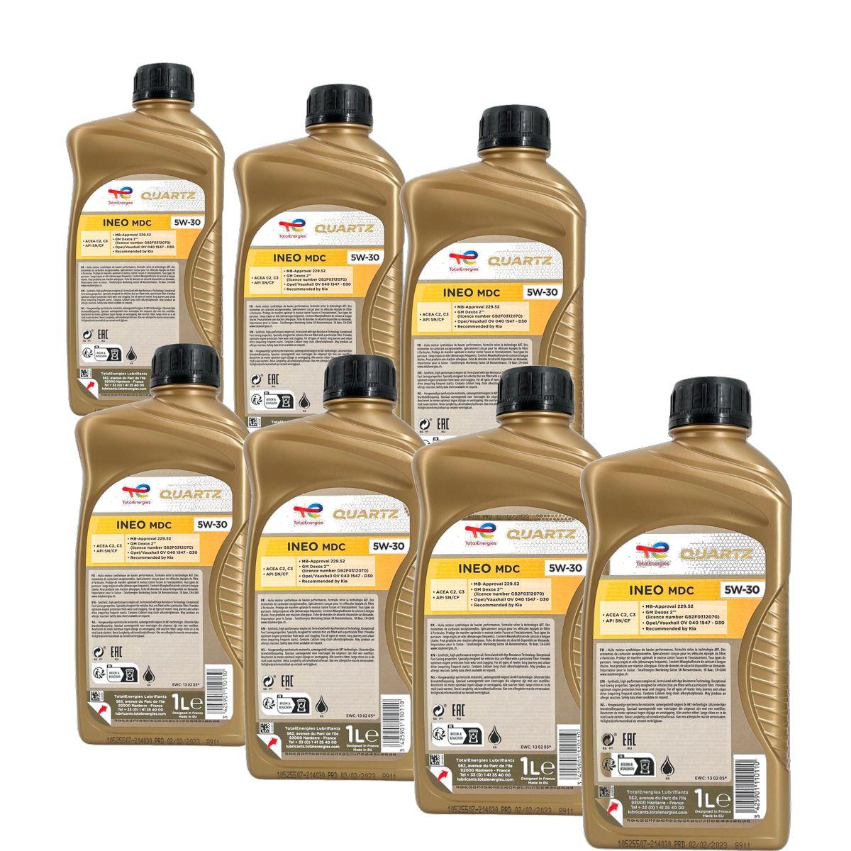 Total Quartz Ineo MDC 5W-30 7x1 Liter