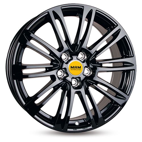 MAM MAM A4 black painted 8.0Jx18 5x112 ET50
