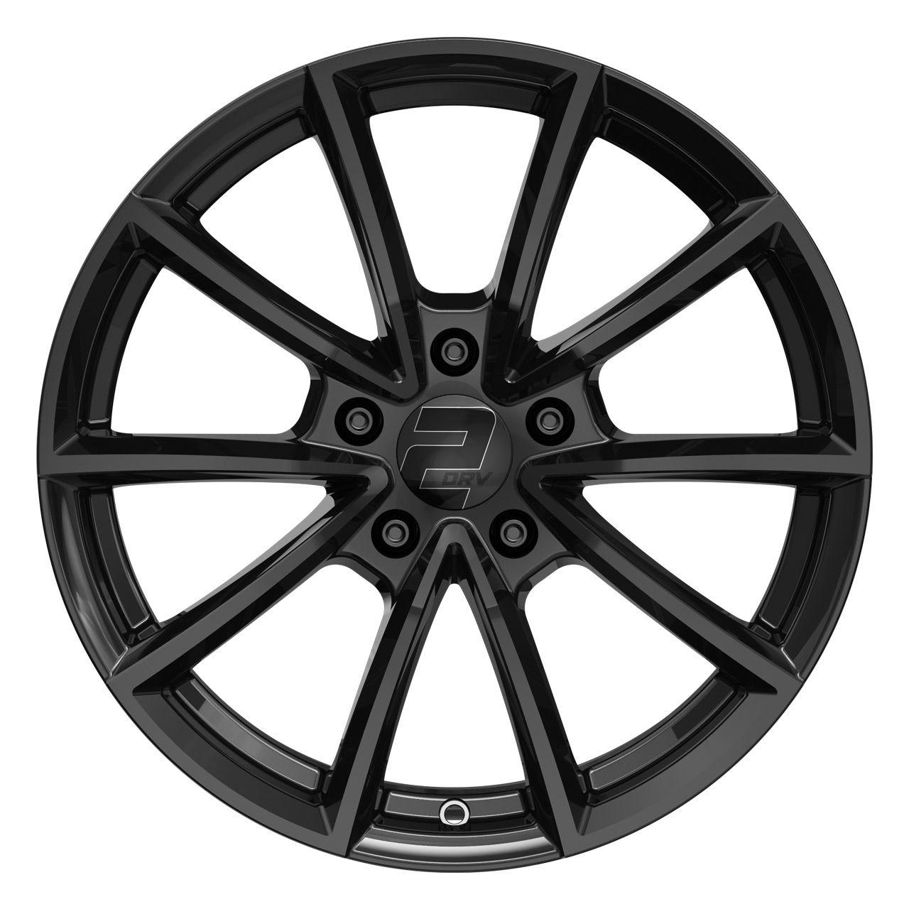 WHEELWORLD-2DRV WH28 schwarz glänzend lackiert 8.0Jx19 5x112 ET45