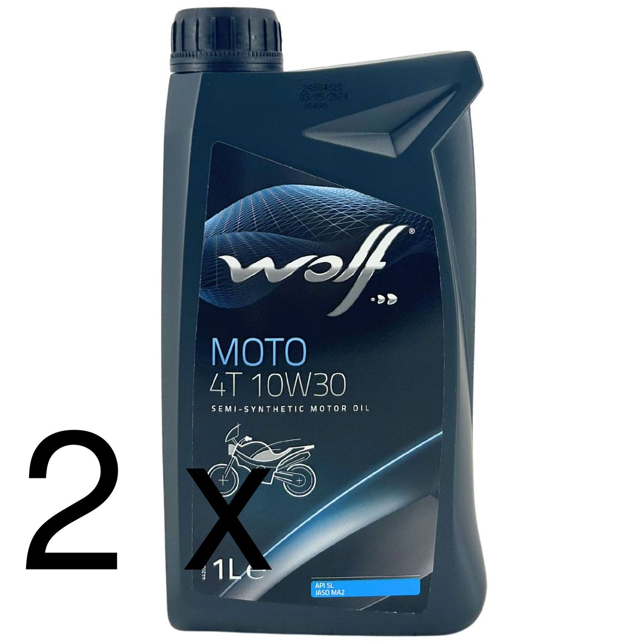 Wolf Moto 4T 10W-30 2x1 Liter
