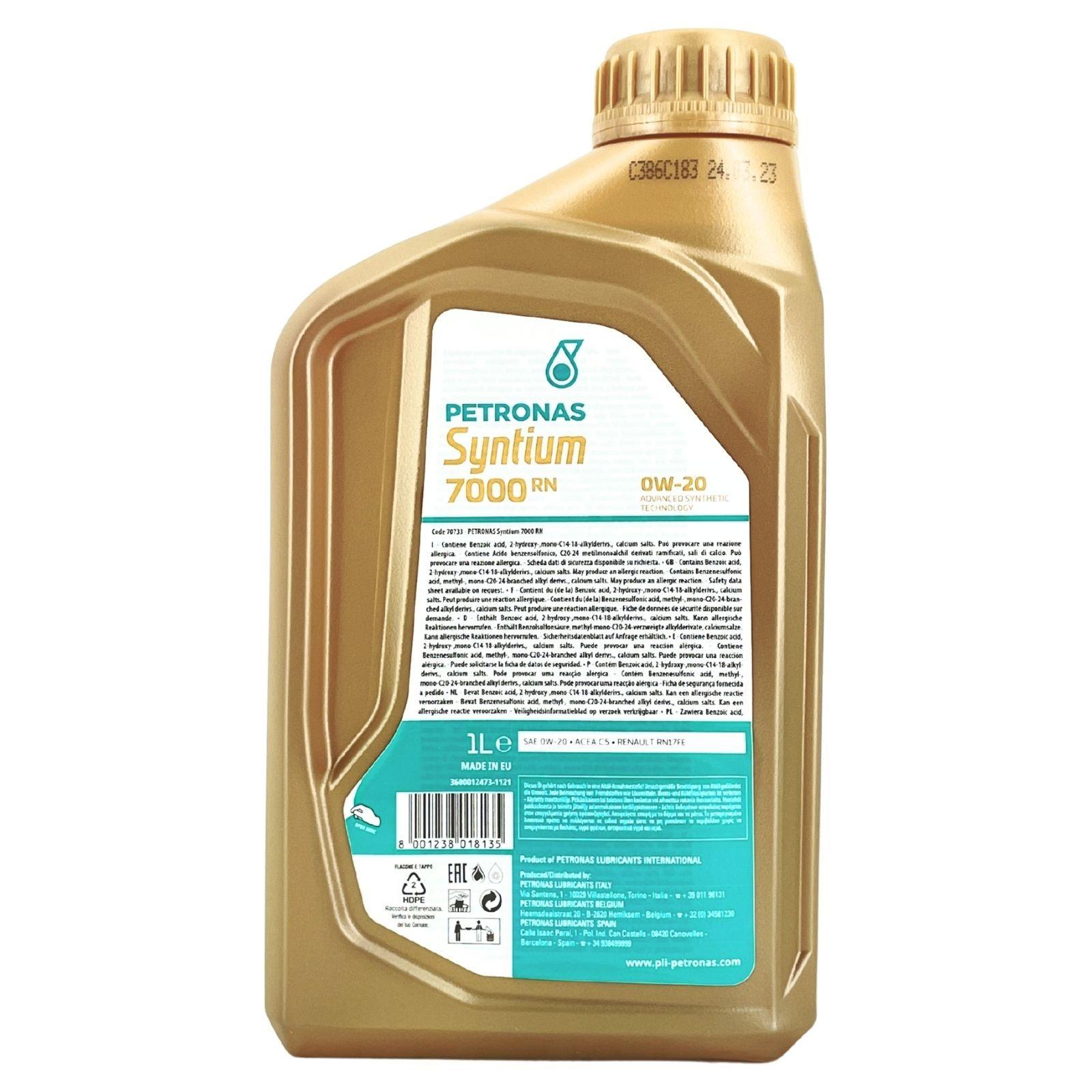 Petronas Syntium 7000 RN 0W-20 1 Liter