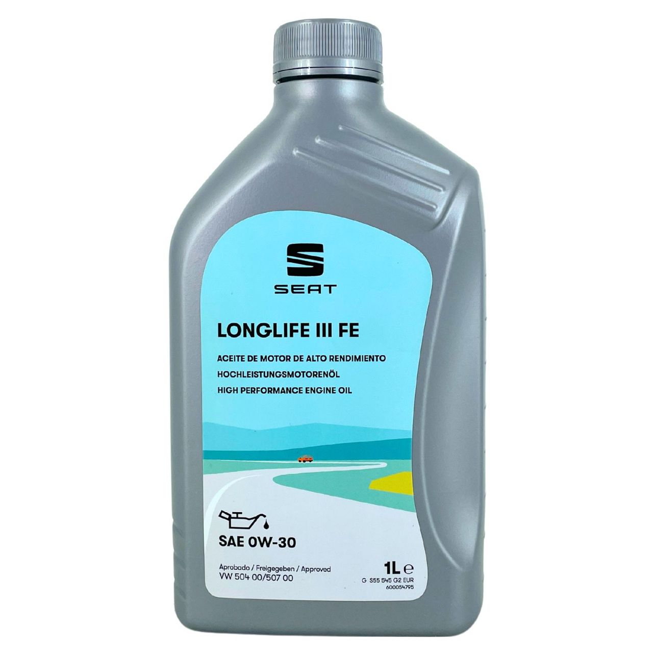 Original Seat LongLife III/3 FE SAE 0W-30 504.00 / 507.00 1 Liter Original Seat LongLife III/3 FE SAE 0W-30 504.00 / 507.00 1 Liter