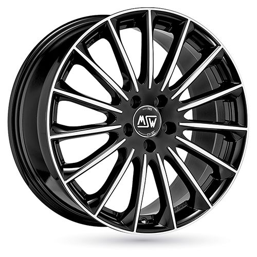 MSW (OZ) MSW 30 gloss black full polished 8.5Jx20 5x112 ET53