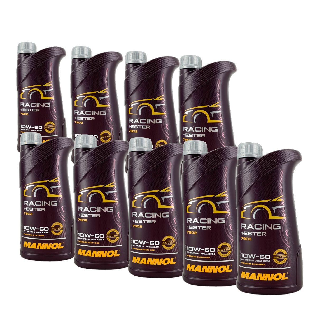 Mannol Racing + Ester 10W-60 9x1 Liter