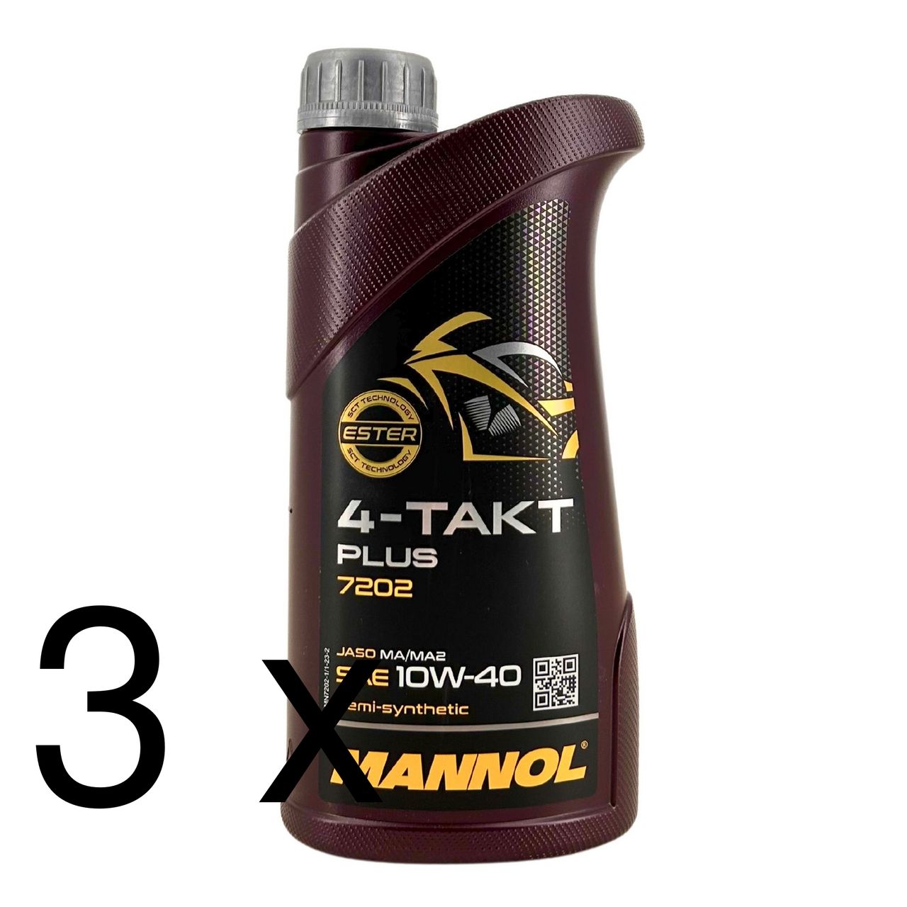 Mannol 4-Takt Plus 10W-40 3x1 Liter Mannol 4-Takt Plus 10W-40 3x1 Liter