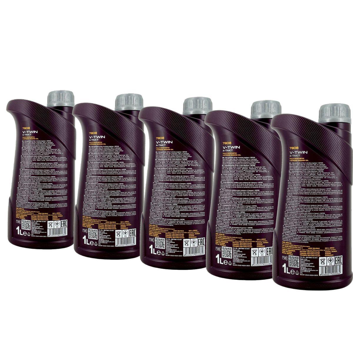 Mannol V-Twin 4-Takt 20W-50 5x1 Liter