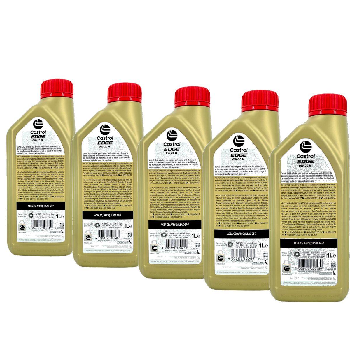 Castrol Edge H 0W-20 5x1 Liter
