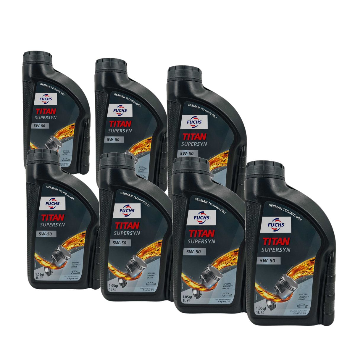 Fuchs Titan Supersyn 5W-50 7x1 Liter
