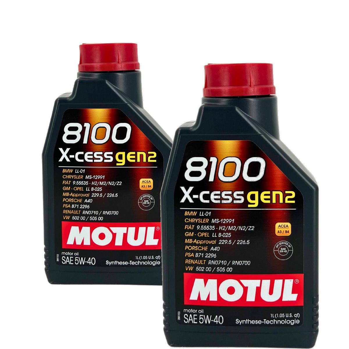 Motul 8100 X-cess GEN2 5W-40 2x1 Liter