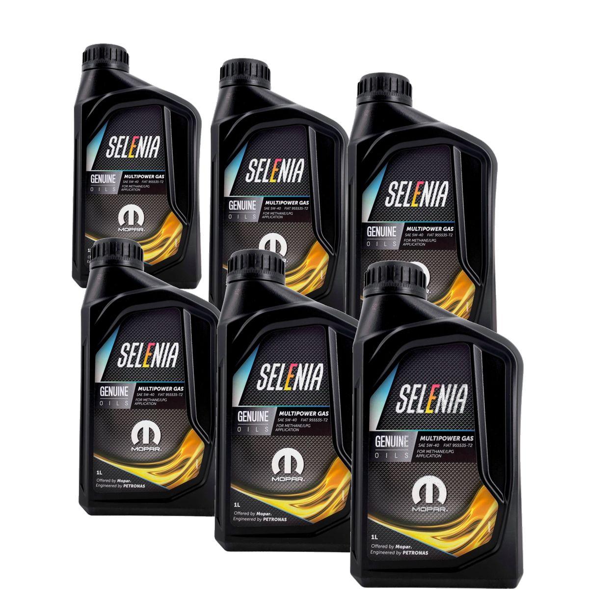 Selenia Multipower Gas 5W-40 6x1 Liter