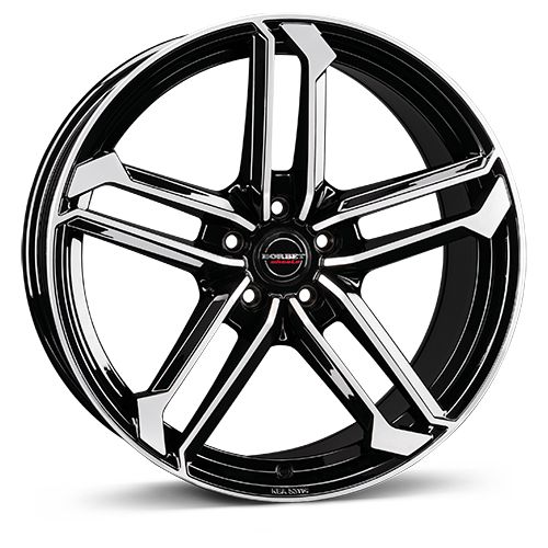 BORBET DESIGN ATX black polished glossy 8.5Jx20 5x112 ET35