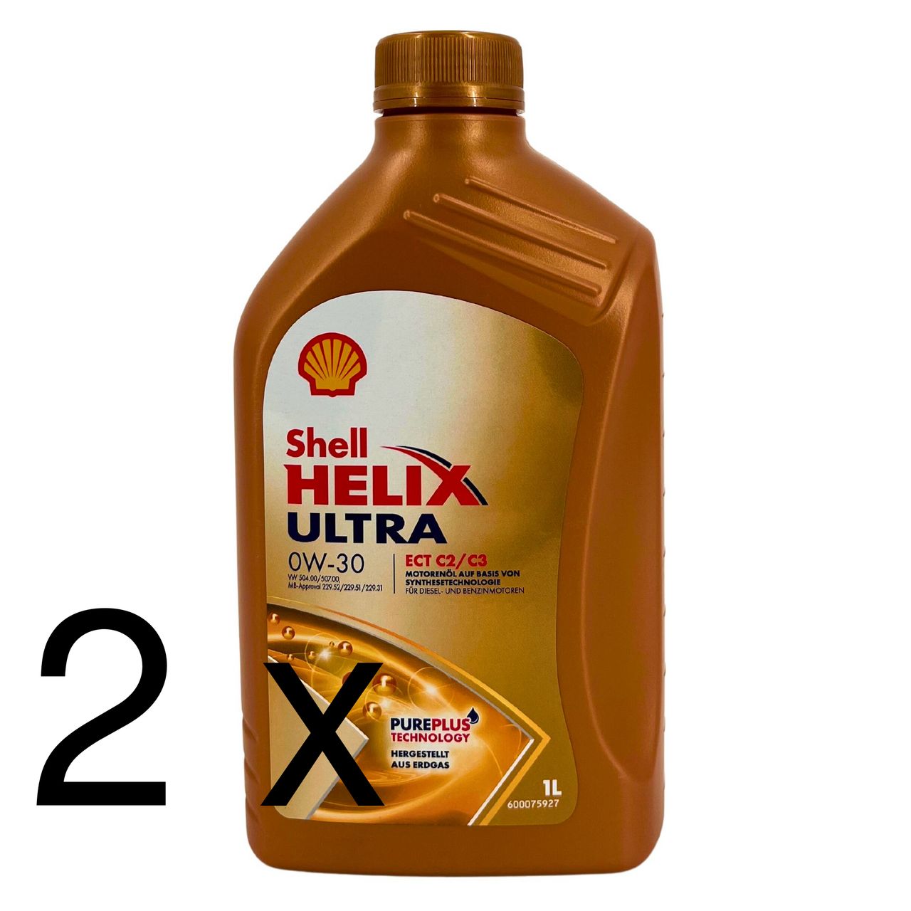 Shell Helix Ultra ECT C2 C3 0W-30 2x1 Liter Shell Helix Ultra ECT C2 C3 0W-30 2x1 Liter