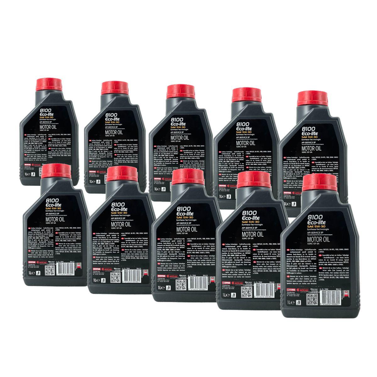 Motul 8100 Eco-lite 5W-30 10x1 Liter