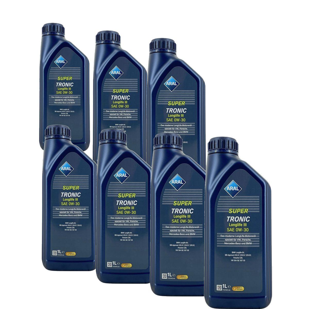Aral SuperTronic LL III/3 0W-30 7x1 Liter
