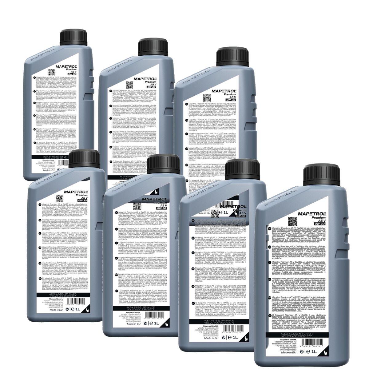 Mapetrol Premium A5 V 0W-30 7x1 Liter