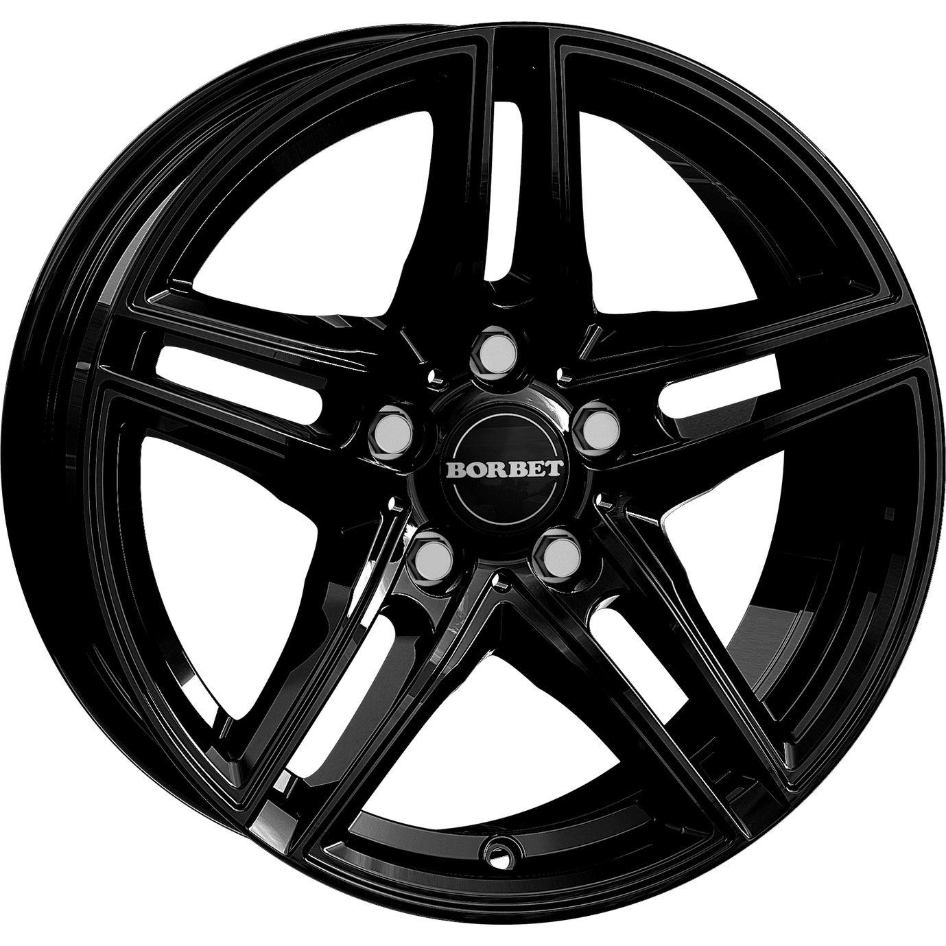 BORBET DESIGN XR black glossy 8.0Jx18 5x112 ET15