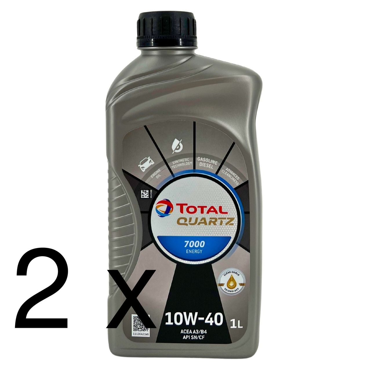 Total Quartz 7000 Energy 10W-40 2x1 Liter