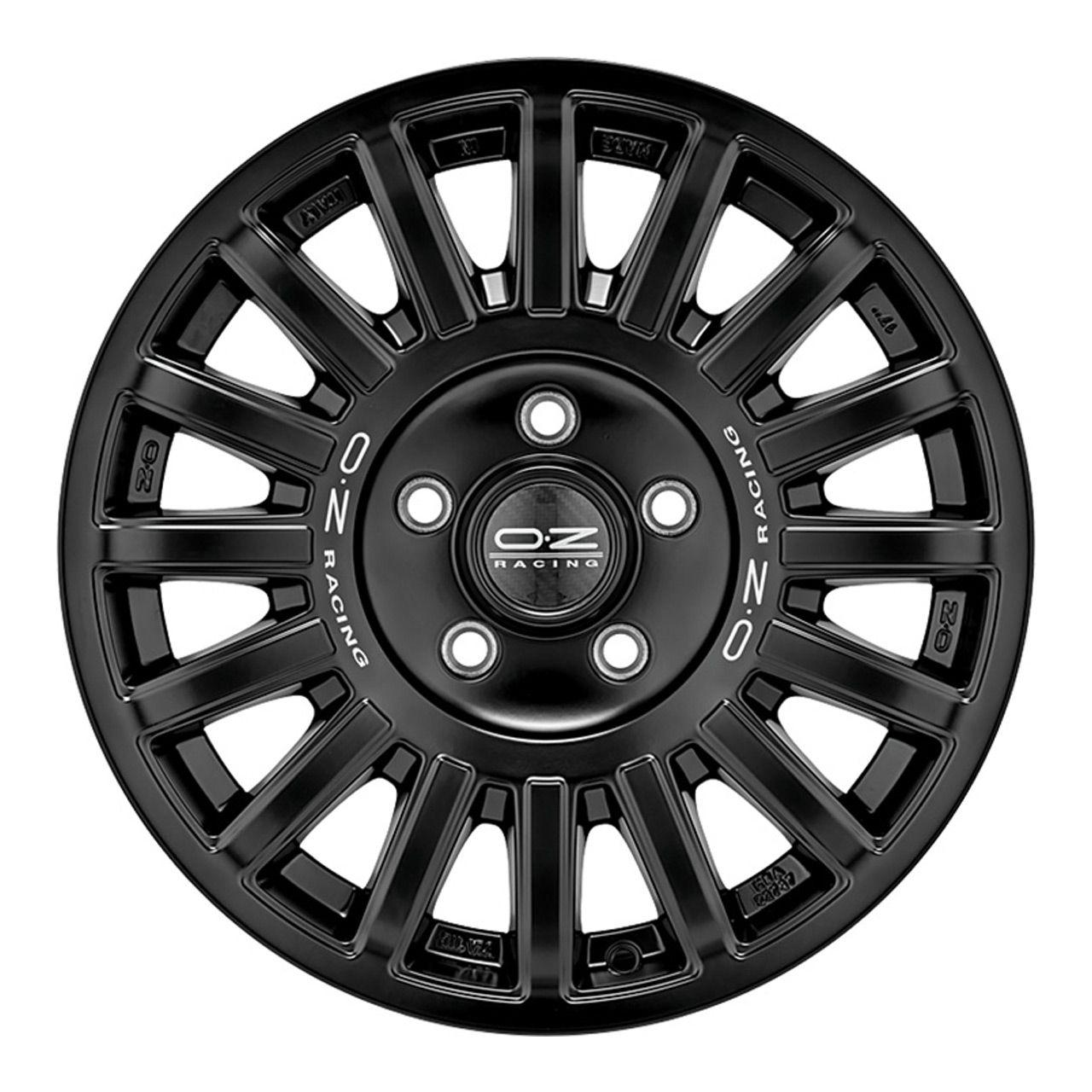 OZ RALLY RAID matt black + silver lettering 8.5Jx18 6x139.7 ET47
