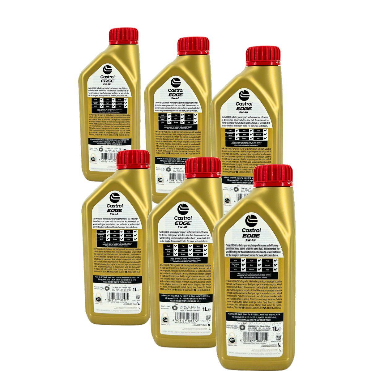 Castrol Edge 5W-40 6x1 Liter