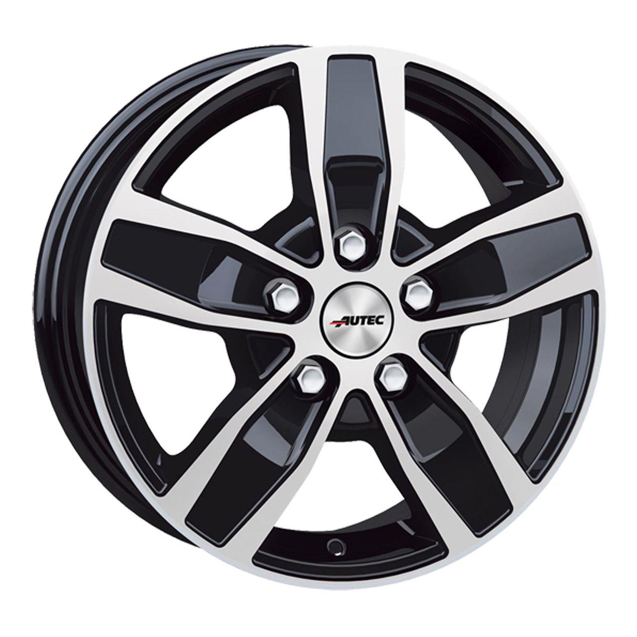 AUTEC TYP Q - QUANTRO 5L schwarz poliert 6.5Jx16 5x160 ET55