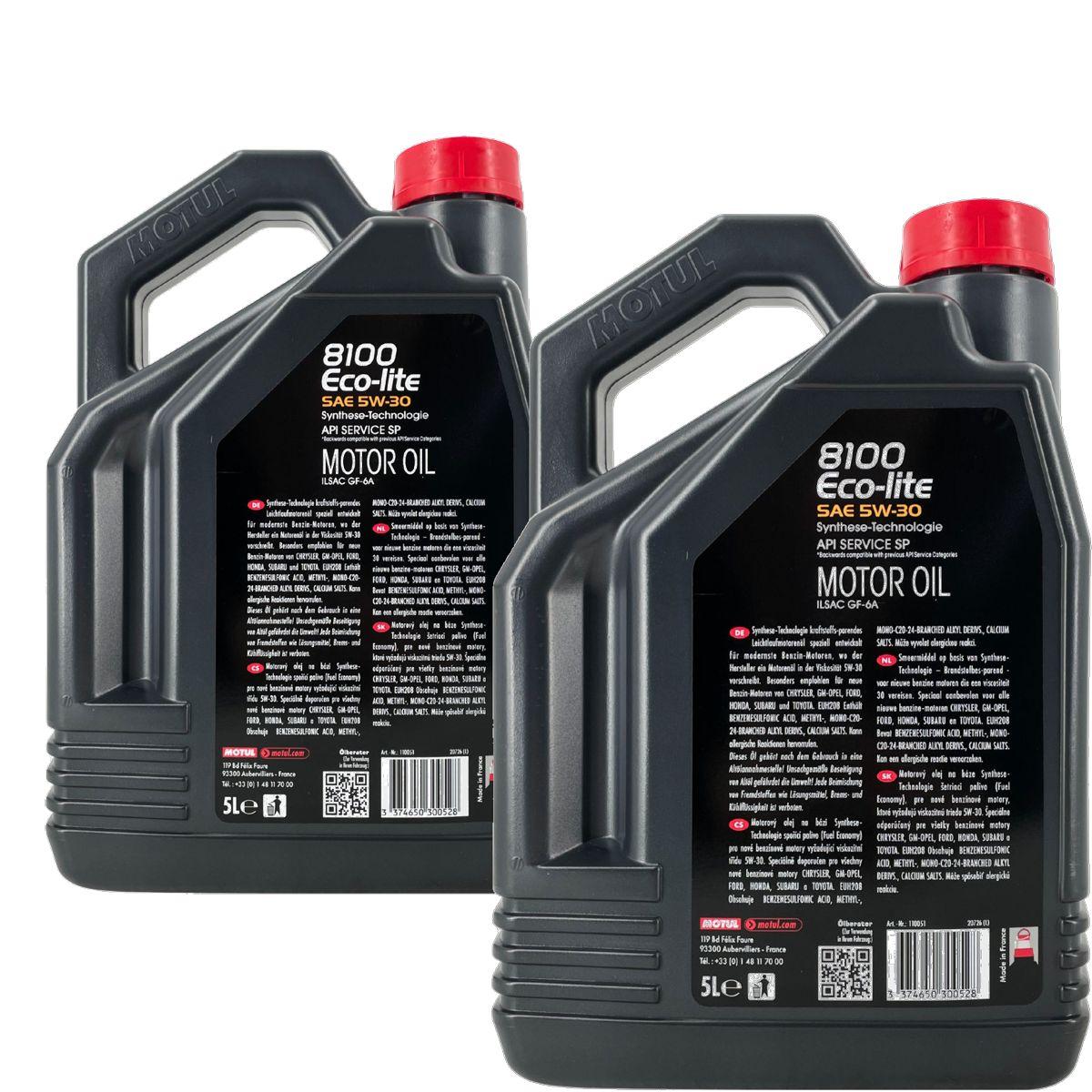 Motul 8100 Eco-lite 5W-30 2x5 Liter