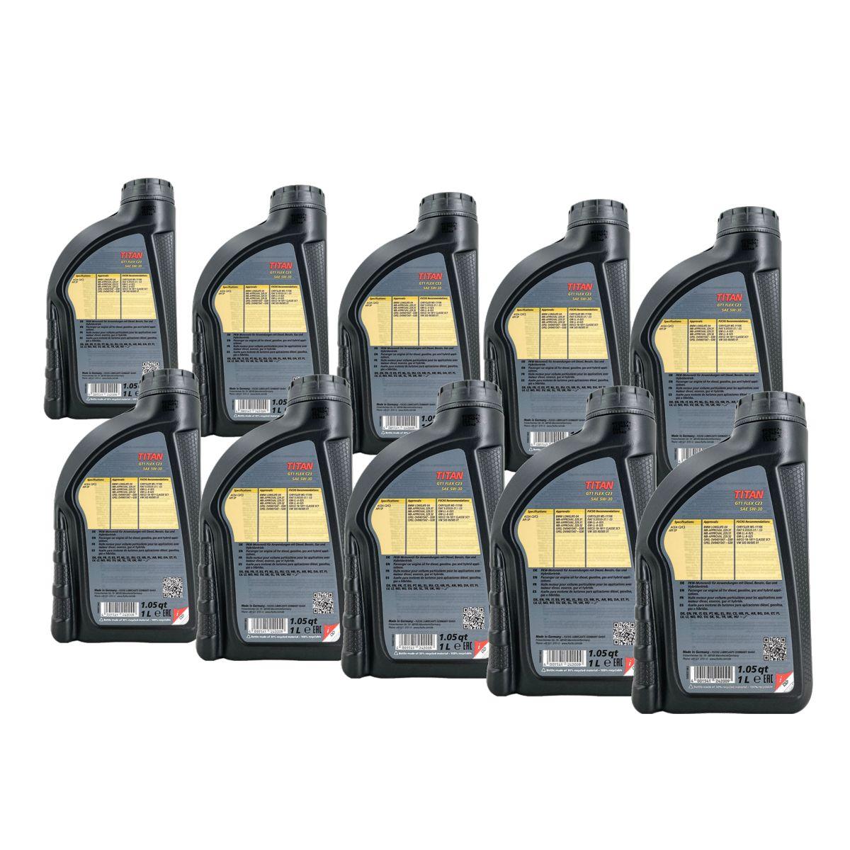 Fuchs Titan GT1 Flex C23 5W-30  10x1 Liter