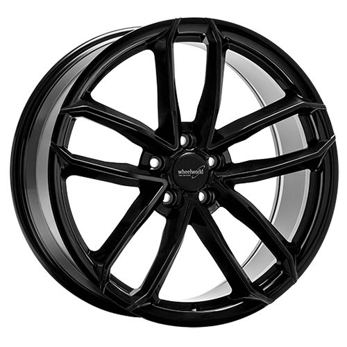 WHEELWORLD-2DRV WH33 black glossy painted 9.0Jx21 5x112 ET40