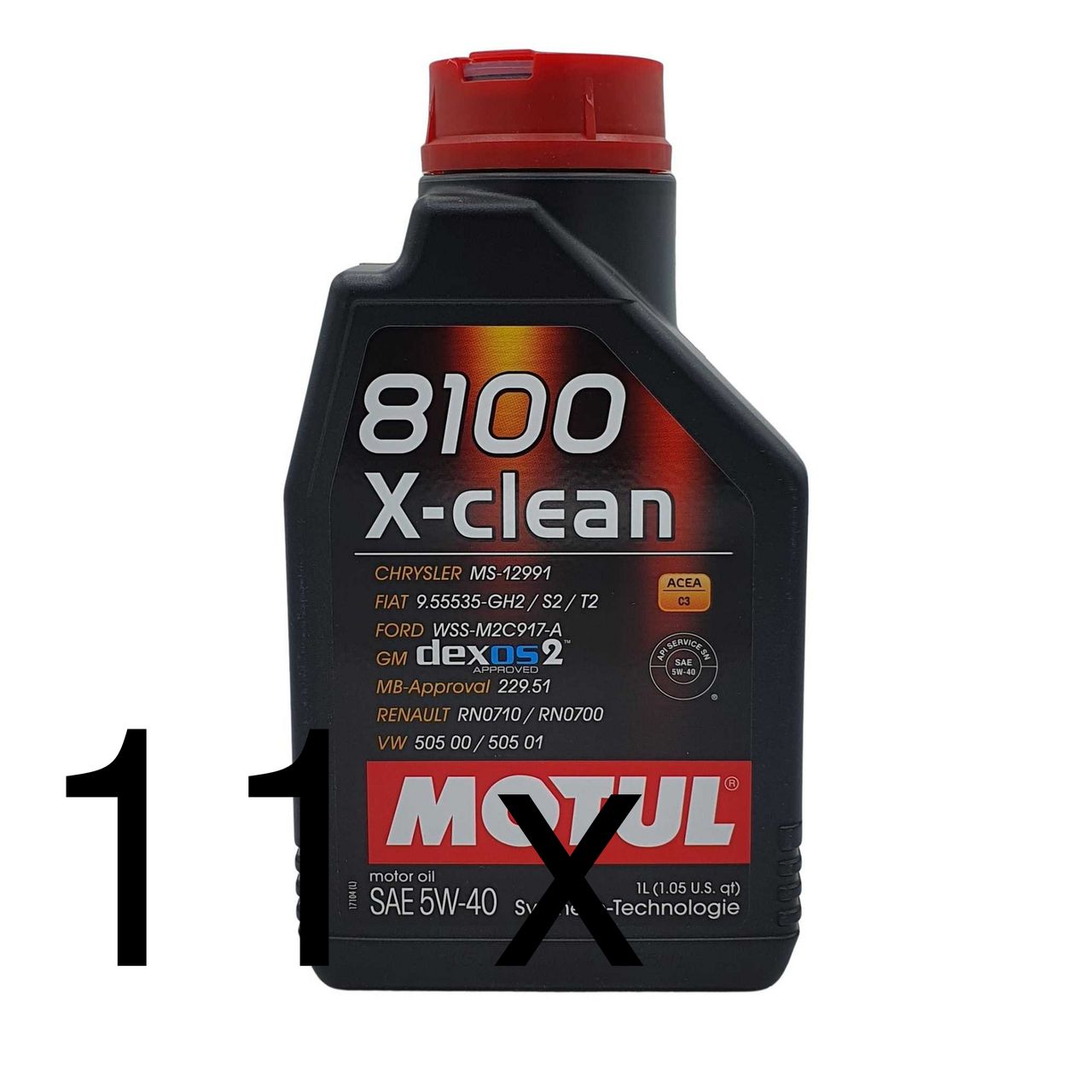 Motul 8100 X-clean 5W-40 11x1 Liter