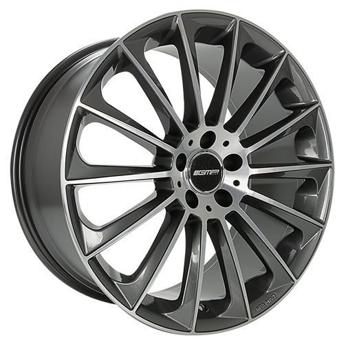GMP STELLAR anthrazit diamantgeschliffen 9.0Jx21 5x112 ET35