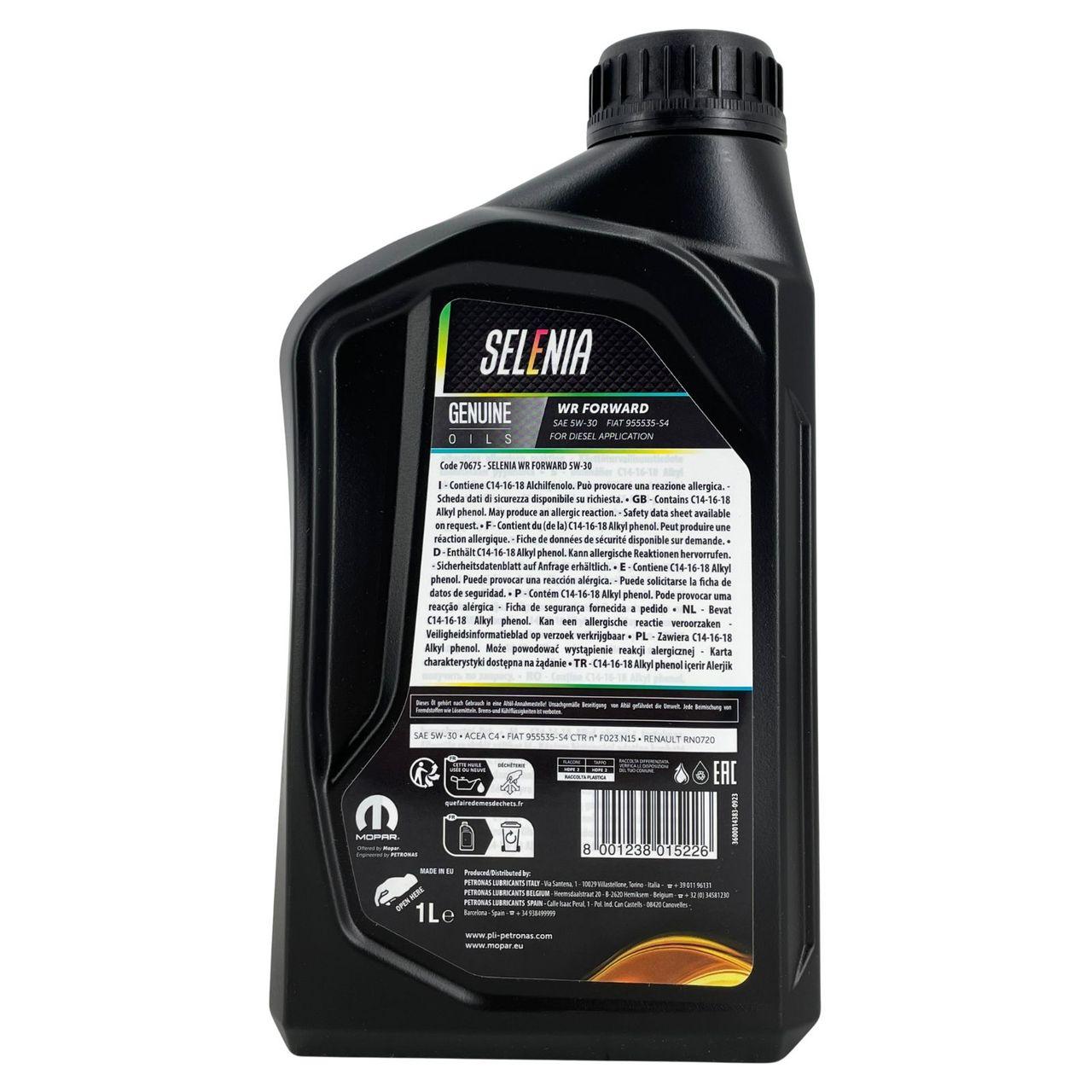 EOL! Selenia WR Forward 5W-30 1 Liter