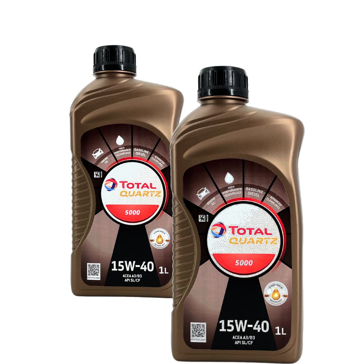 Total Quartz 5000 15W-40 2x1 Liter