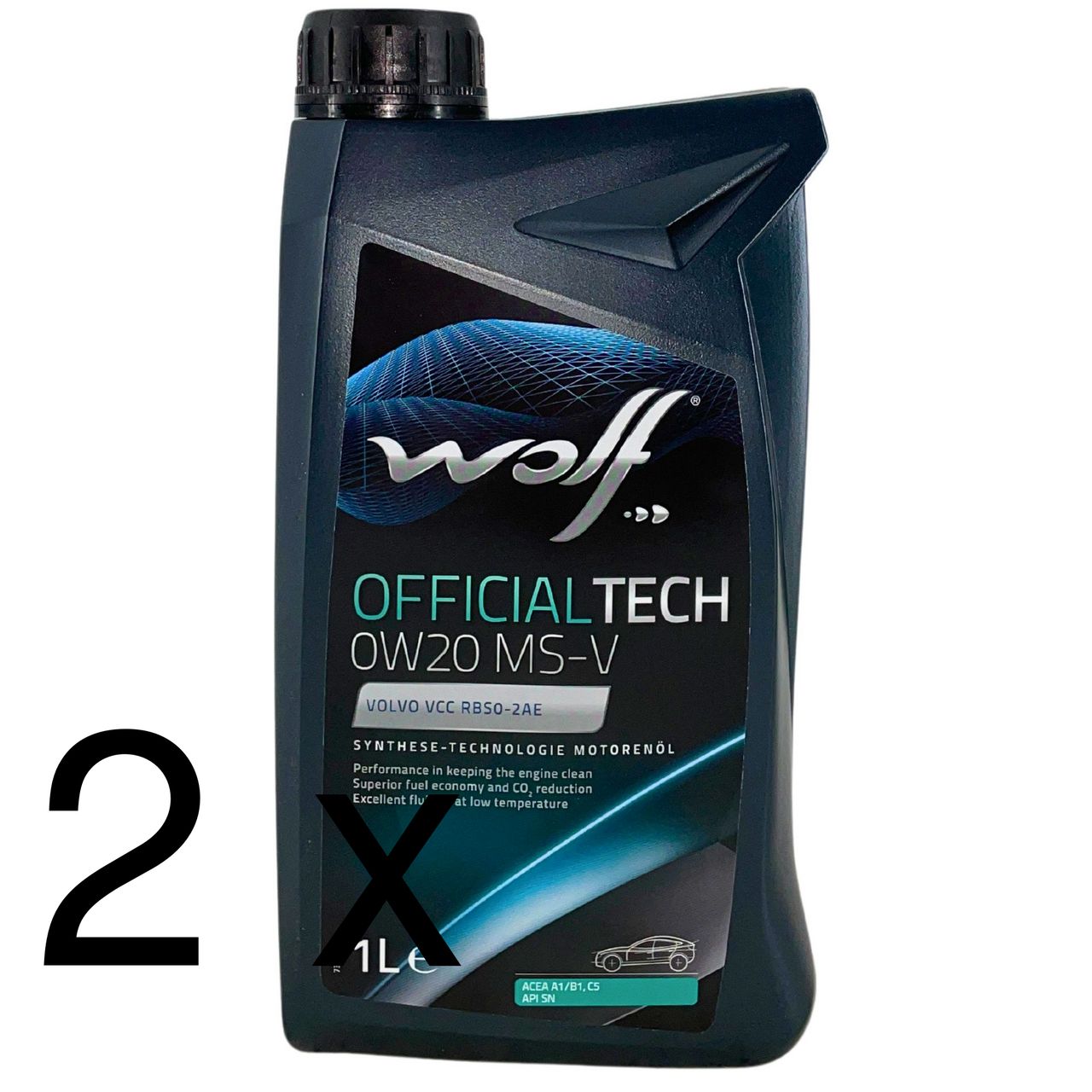 Wolf OfficialTech 0W-20 MS-V 2x1 Liter