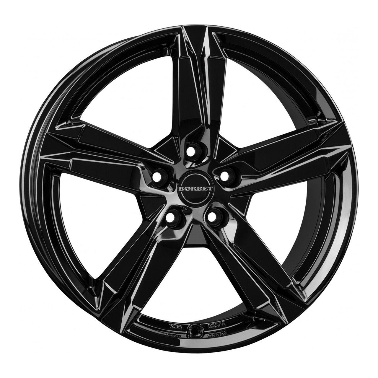 BORBET DESIGN T10 black glossy 8.0Jx18 5x114.3 ET48