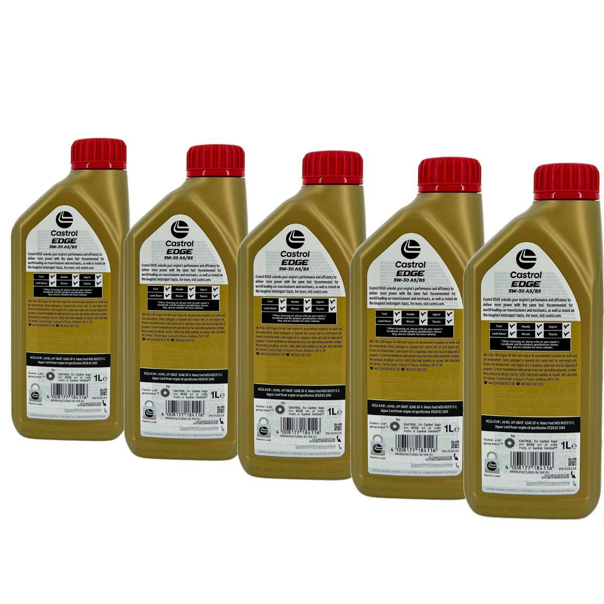 Castrol Edge 5W-30 A5/B5 5x1 Liter