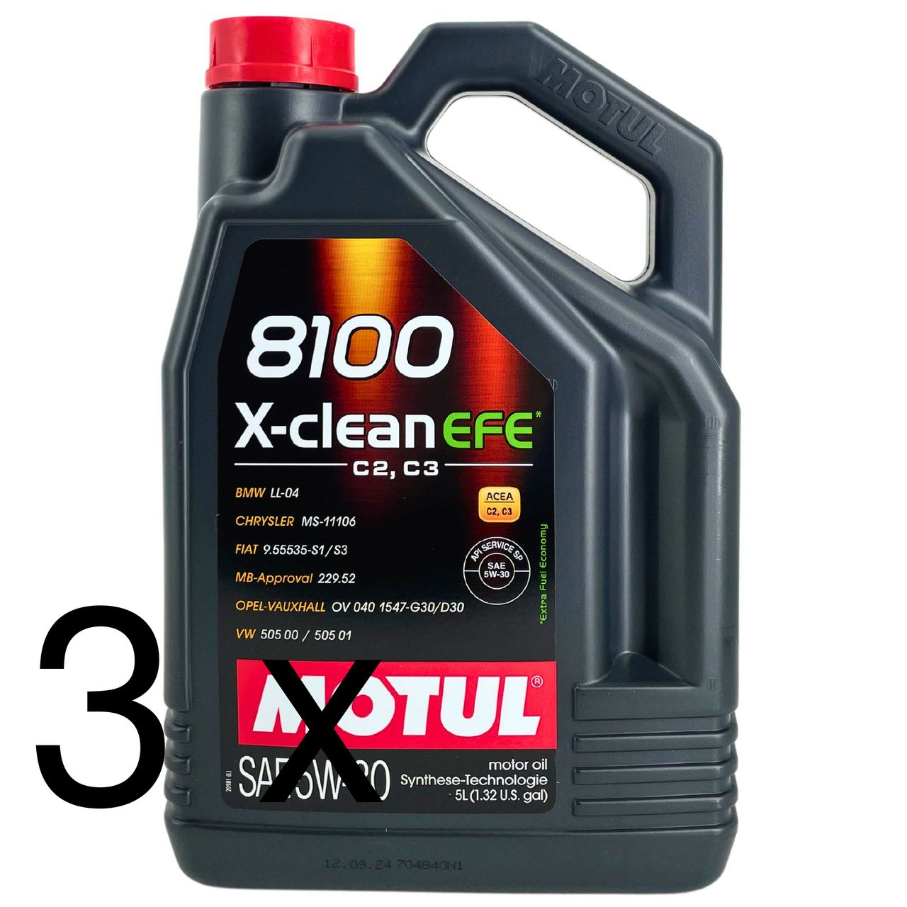 Motul 8100 X-clean EFE 5W-30 3x5 Liter