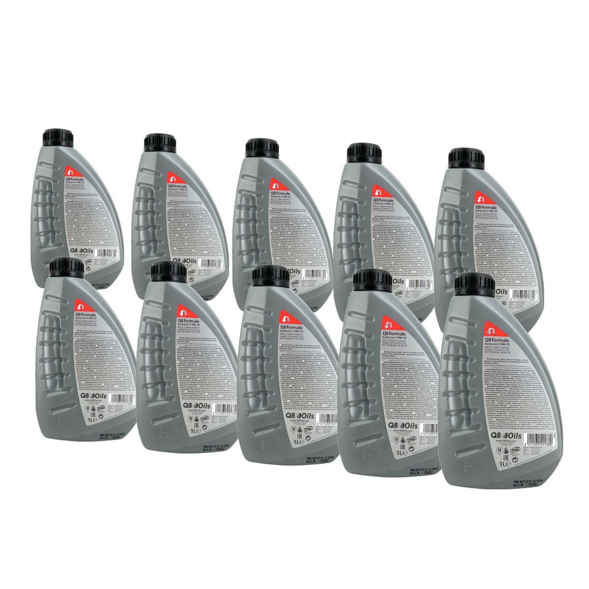 Q8 Formula Exclusive V 0W-30 10x1 Liter