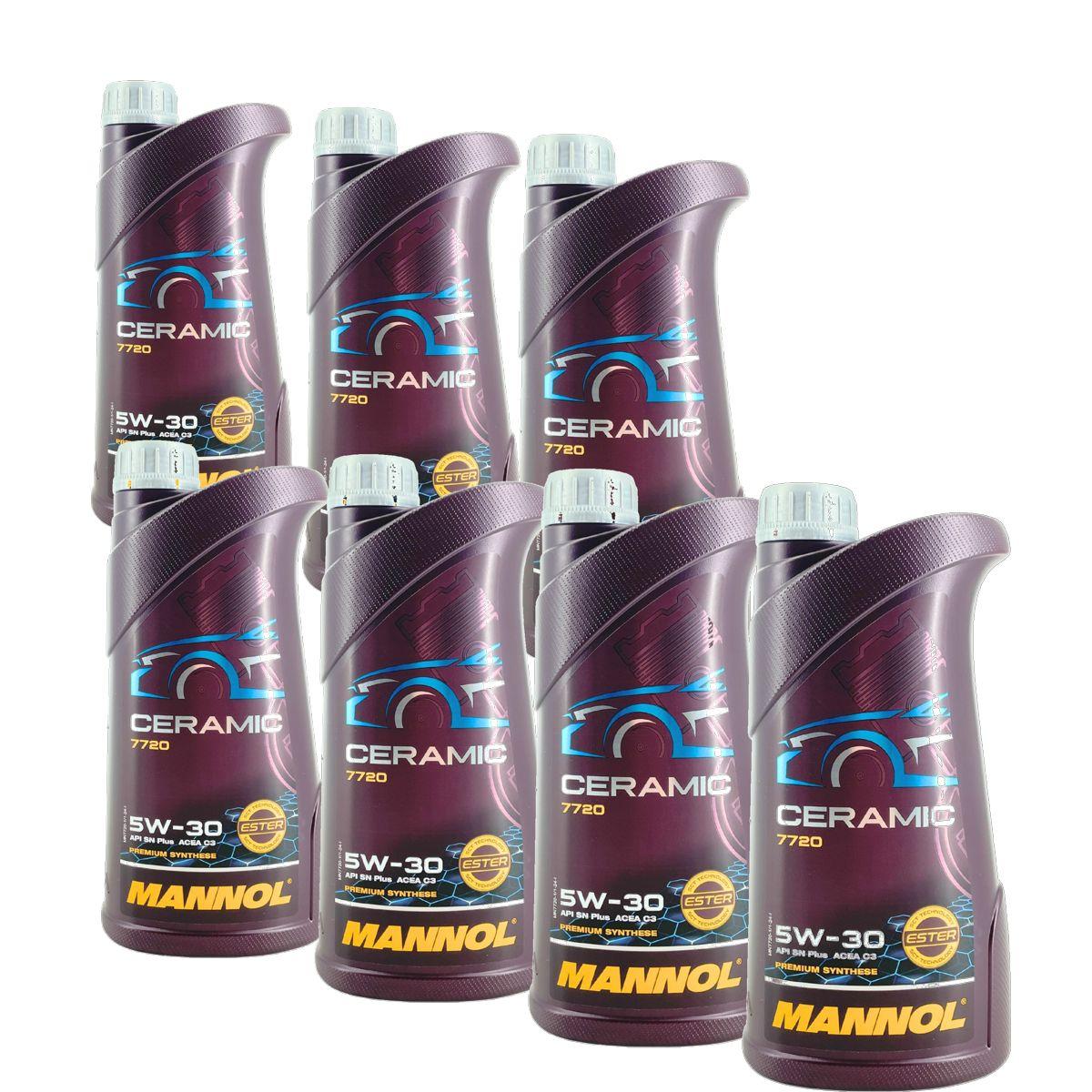 Mannol Ceramic 5W-30 7x1 Liter