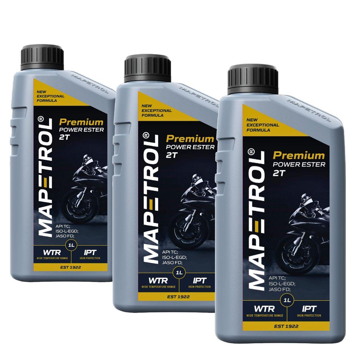 Mapetrol Premium Power Ester 2T 3x1 Liter