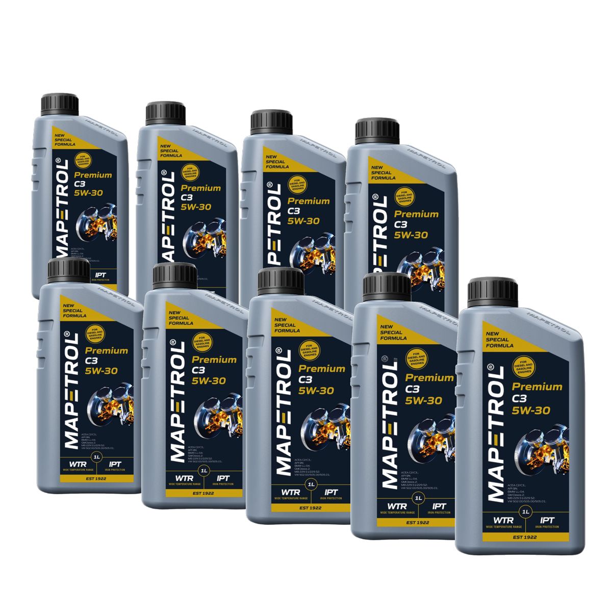 Mapetrol Premium C3 5W-30 9x1 Liter