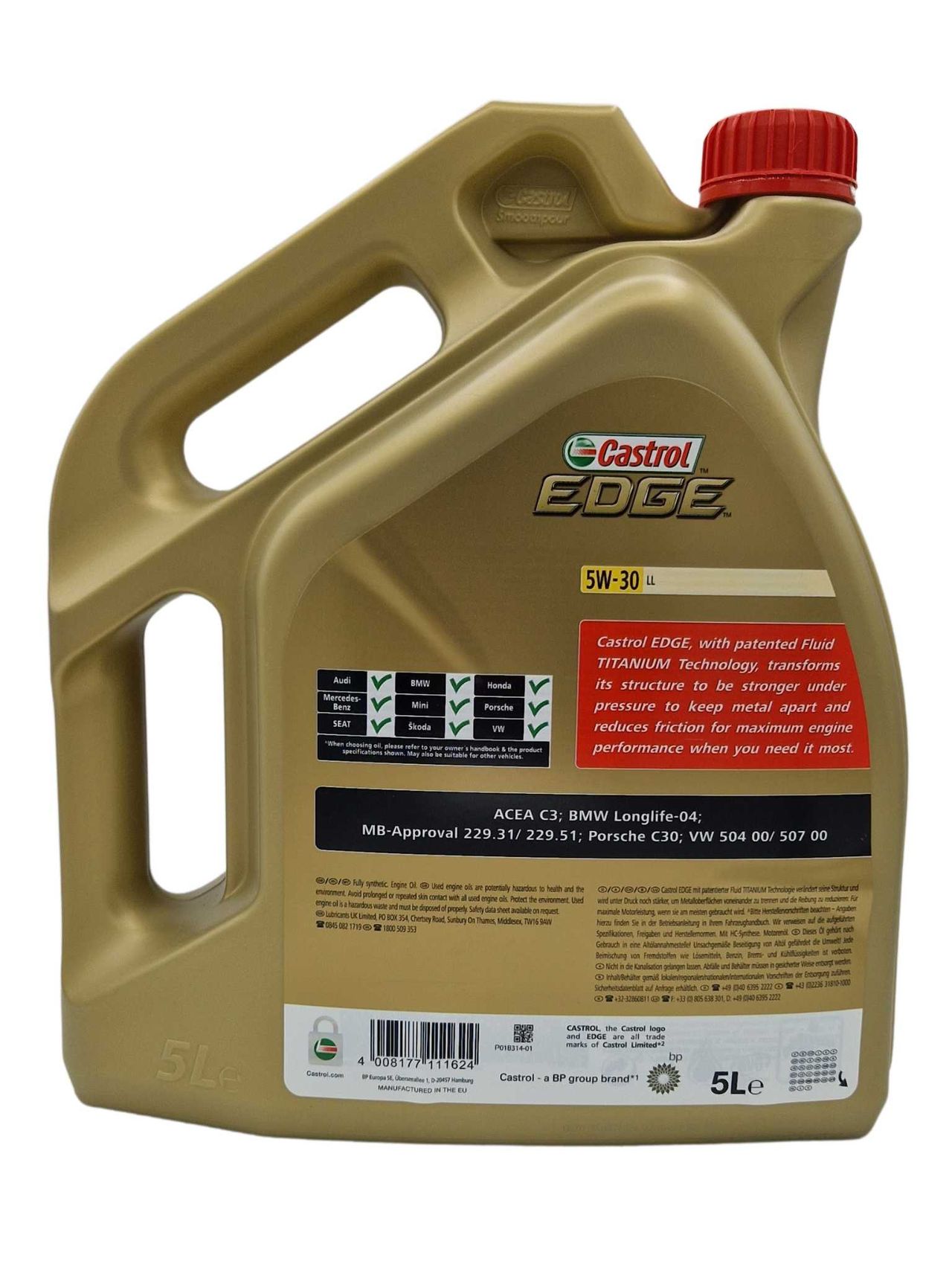 Castrol Edge 5W-30 LL 5 Liter