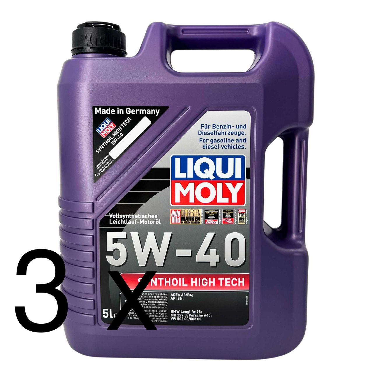 Liqui Moly Synthoil High Tech 5W-40 3x5 Liter